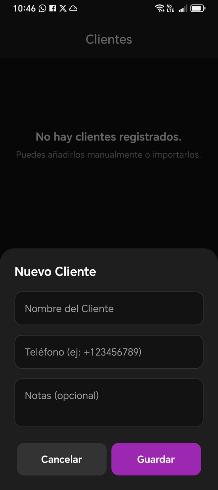 Cartera de Clientes